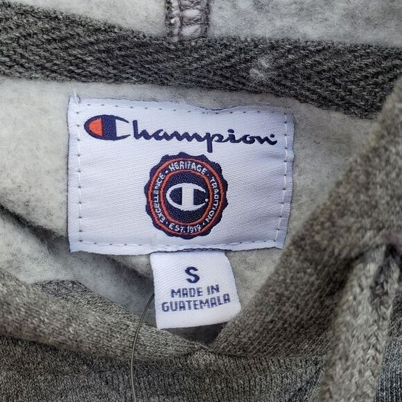 Champion Hoodie Adult Small Gray With College Logo. Phillips Community College - Picture 3 of 6